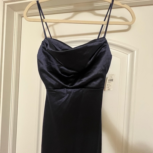 Lola High Slit Satin Dress NWT - Picture 3 of 6